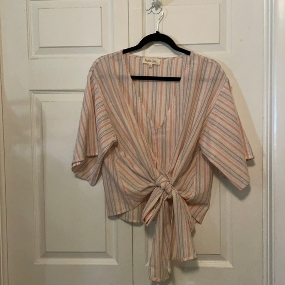 Tie Front Top